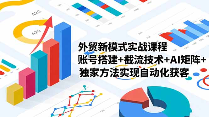 外贸新模式实战课程,账号搭建+截流技术+AI矩阵+独家方法实现自动化获客-摇钱树